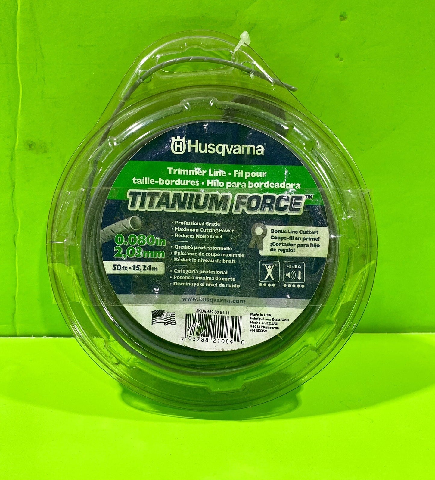 Genuine Husqvarna 639005111 HUS .080X50 Titanium Force (7C1)0