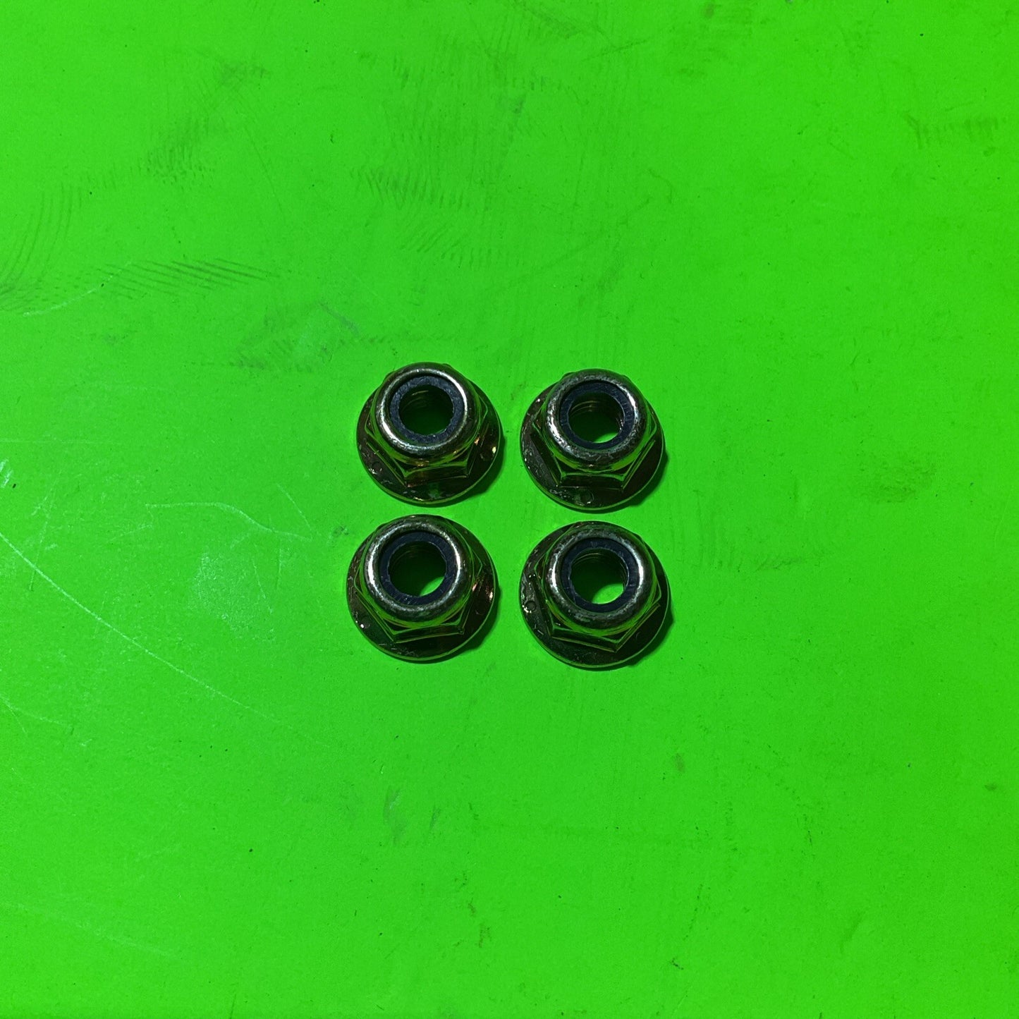 4-Pack Genuine OEM Husqvarna 594944401 Nyloc Flange Nut 5/16-18 Fits 890+ Models0
