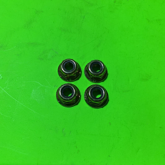 4-Pack Genuine OEM Husqvarna 594944401 Nyloc Flange Nut 5/16-18 Fits 890+ Models0