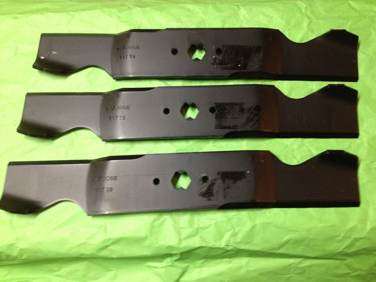 9 MOWER BLADES 54" 742-0677A B 942-0677A B 7420677 335-8850