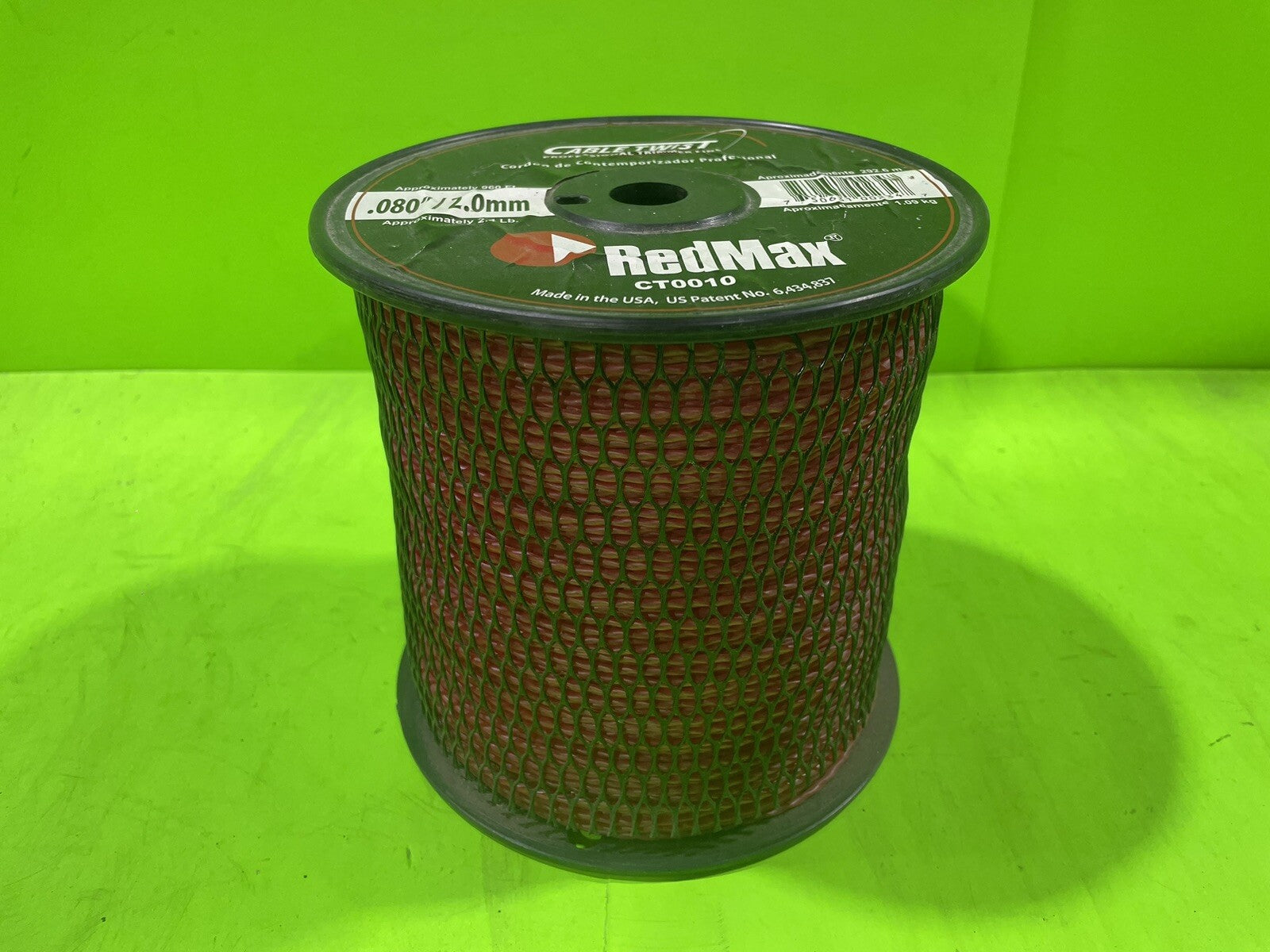 Genuine RedMax CT0010 CableTwist Professional Trimmer Line 960 ft .080"/2.0mm1