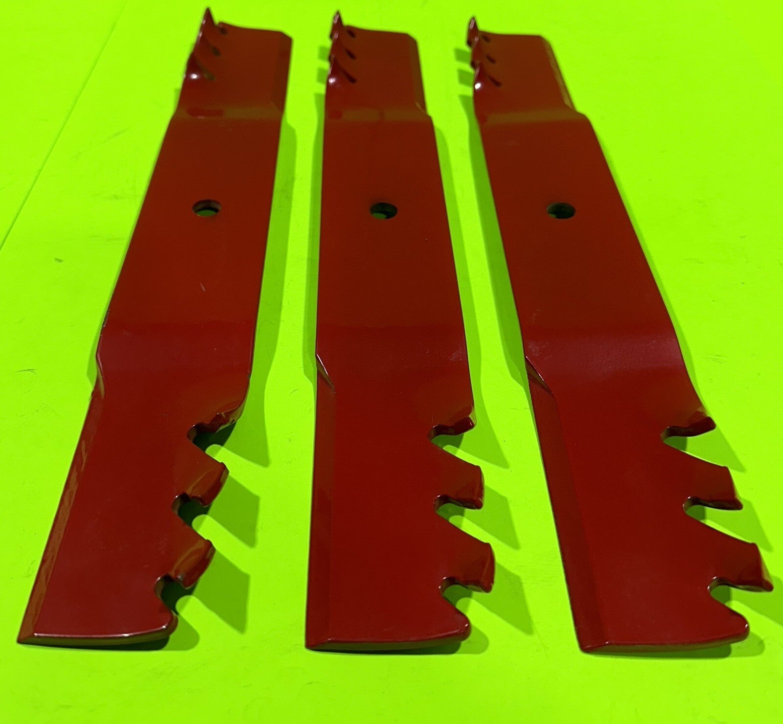 3 Pack Oregon 99-917 Red Gator Mulching Lawn Mower Blades1