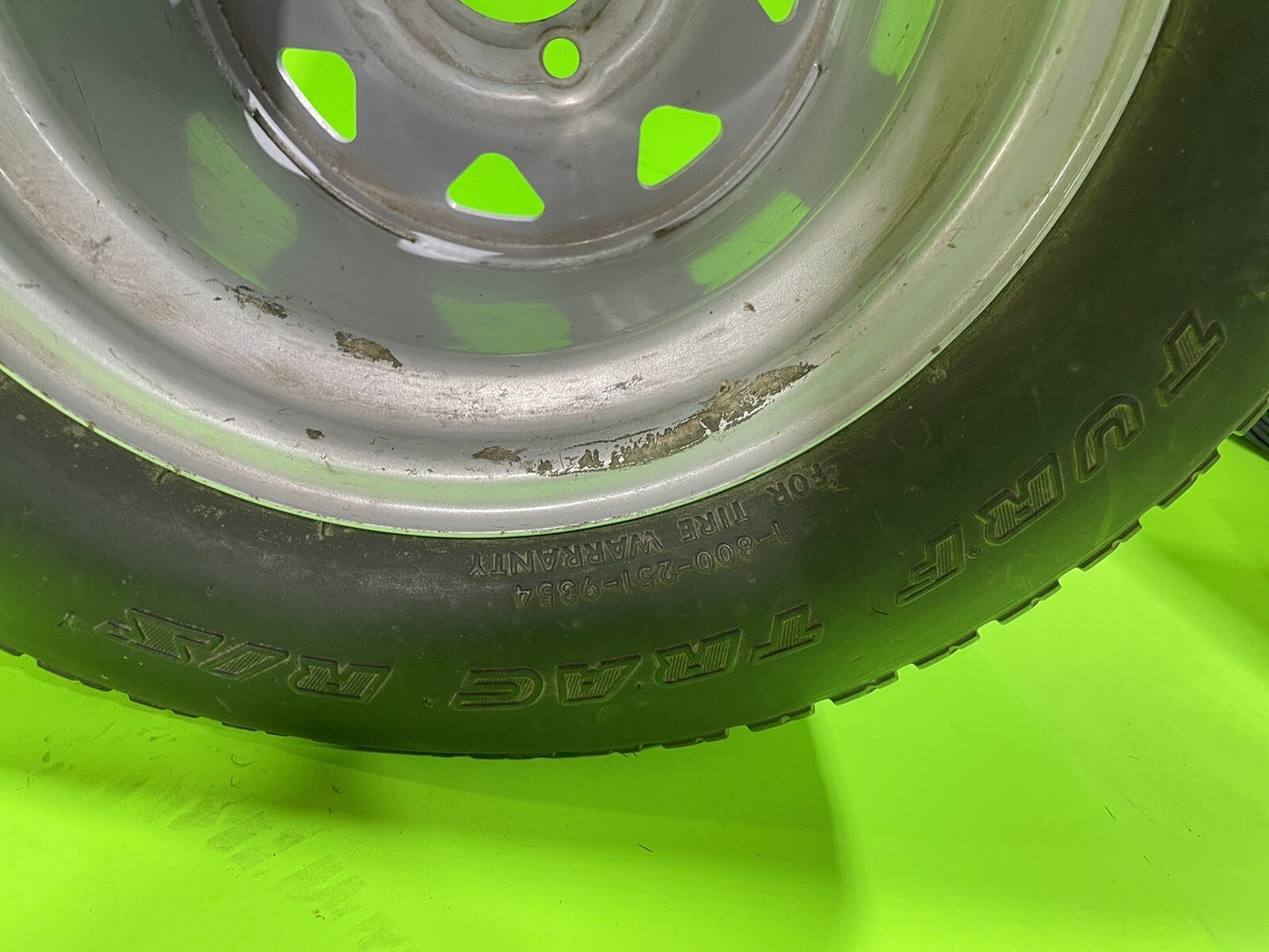 Genuine OEM Husqvarna 539104582 Wheel Assy Titan Turf Trace 23x10.50-12NHS3