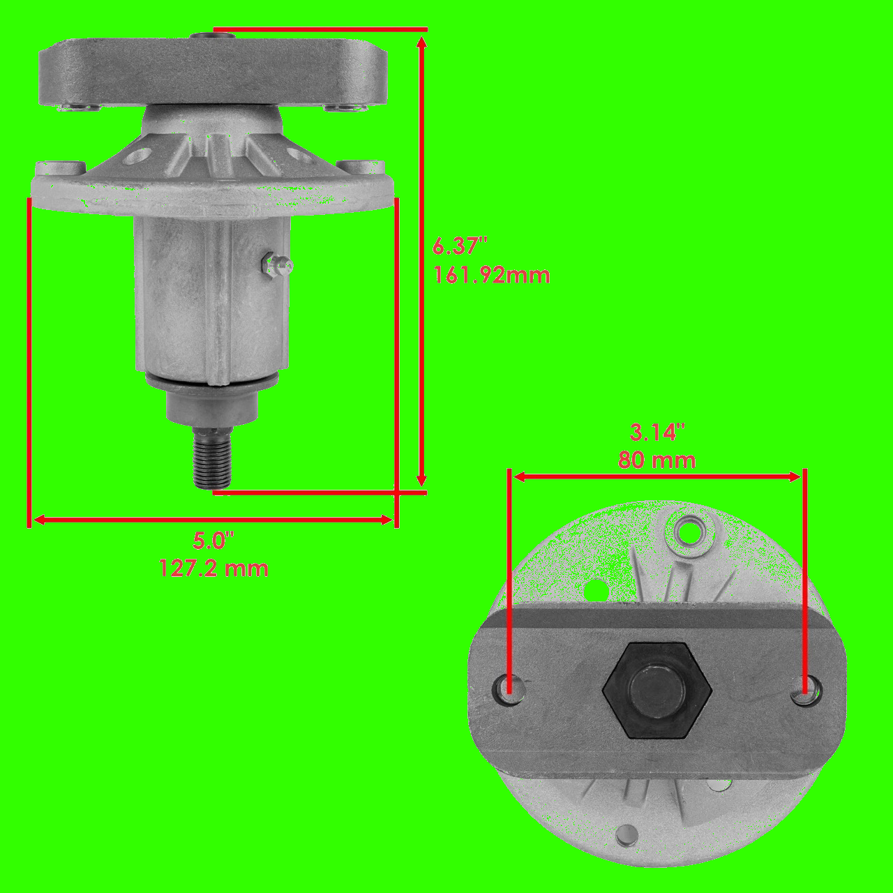 NEW for John Deere L1742 42" Deck Spindle Pulley Kit GY20050 UC23728 GX203671