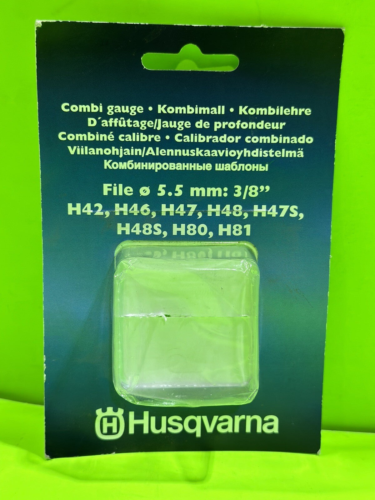 OEM Husqvarna 596285401, Replaces 505243501 3/8" Combo File Gauge7
