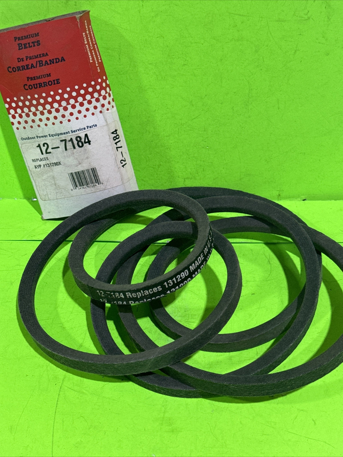 Rotary 7184 Premium Belt Replaces AYP 131290X Husqvarna LR12 LT1255