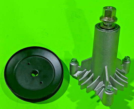 NEW Spindle & Pulley fits Husqvarna 42" Deck replaces 130794 1734360