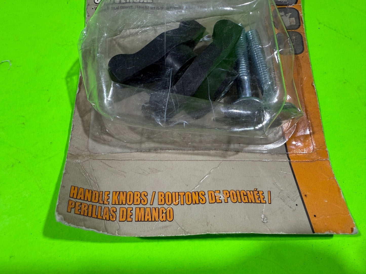 NEW 2Pk Universal Push Mower Handle Knobs with Bolts 5784160012