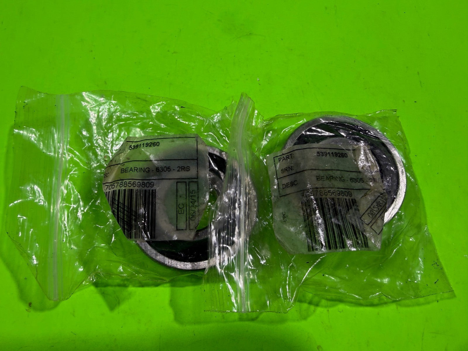 2pk Genuine OEM Husqvarna Dixon 539119260 Bearings Zero Turn2
