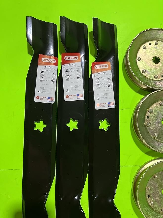 YTH2348 48" MOWER DECK PARTS REBUILD KIT SPINDLES PULLEYS BLADES BELT2
