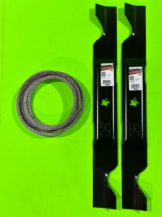 NEW 46" Blades & Belt Repl 21546611 21546607 405380 4051430