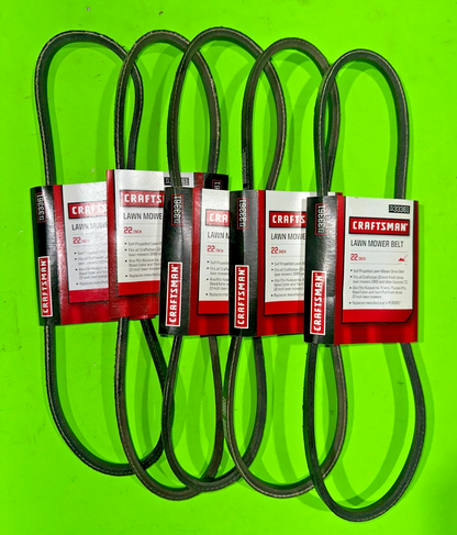 NEW OEM Craftsman 33361 Belt for 22 inch Lawn Mower 5 Pack (532196857, 196857)0