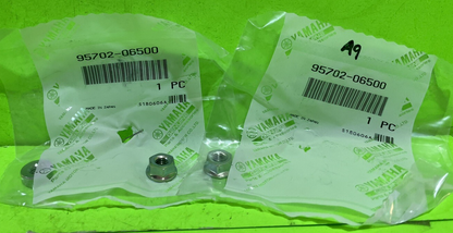NEW 3-Pack Genuine Yamaha 95702-06500 Flange Nuts fits OEM Engines & Equipment2