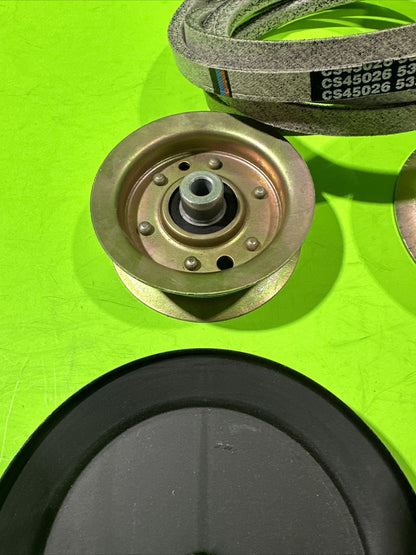 Complete 46" Deck Pulley Belt Kit For Husqvarna YTH18K46 YTH23K46 YT46LS 46" Kit2