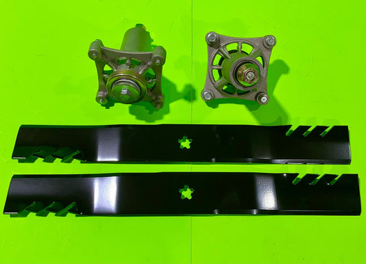 46" Ayp Sears Craftsman, Husqvarna, Poulan Mulching Mower Blade Spindle Deck Kit0