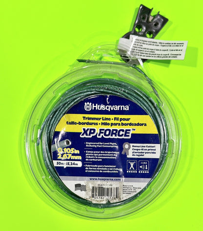 2-Pack Husqvarna XP Force Trimmer Line .105" X 50' Part Number 5050316031