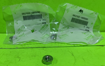 NEW 3-Pack Genuine Yamaha 95702-06500 Flange Nuts fits OEM Engines & Equipment1