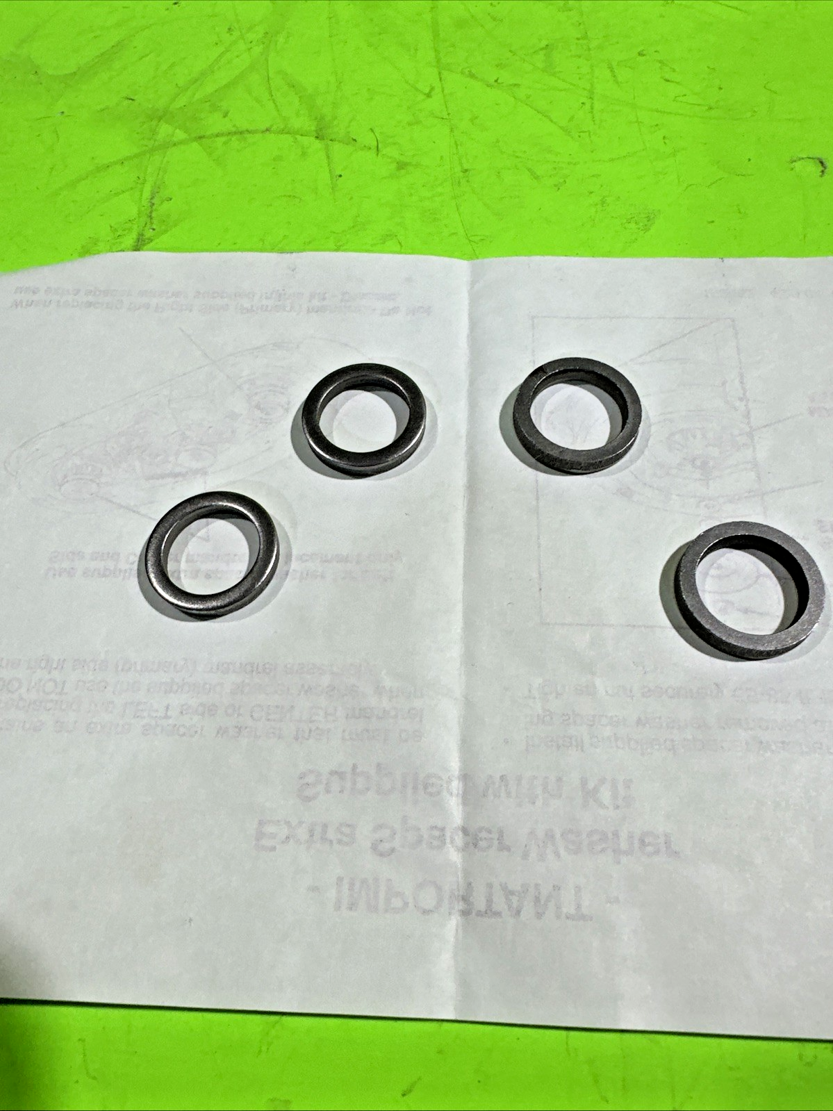New 4 pk  Spindle Washers 09-260 187690 129963 532187690 Craftsman Poulan Husq0