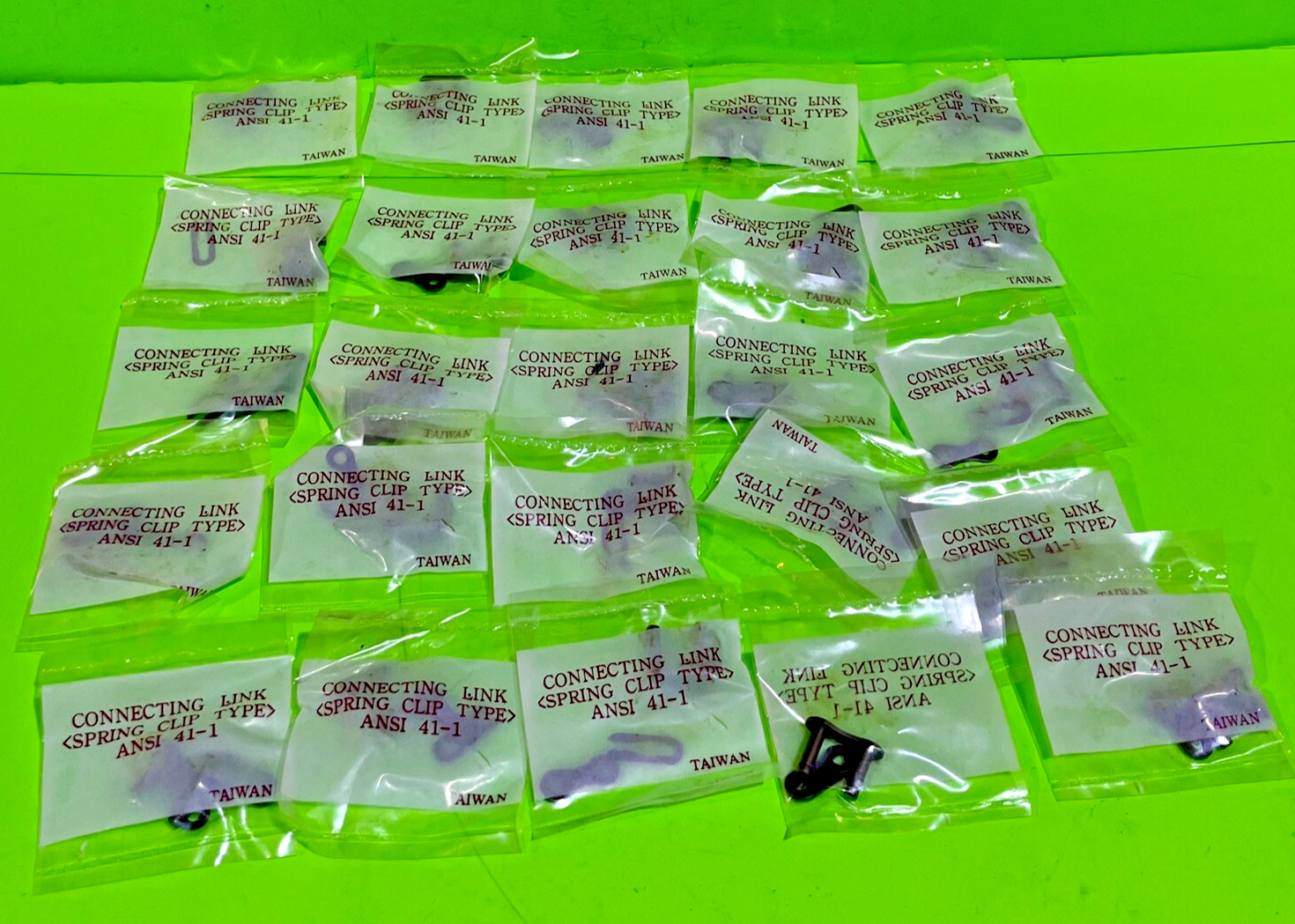 NEW Box of 25 Rotary 402 Connecting Link CCL-41 #41 Chain Go-Kart Mini Bike0