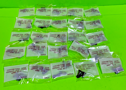 NEW Box of 25 Rotary 402 Connecting Link CCL-41 #41 Chain Go-Kart Mini Bike0