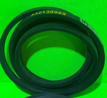(2) BELT FITS CRAFTSMAN, FITS AYP 130969, 108597X (1/2"X92")3