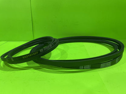 CRAFTSMAN 48" MOWER DECK/DRIVE BELT COMBO 197242 593773401 161597 917 MODELS0