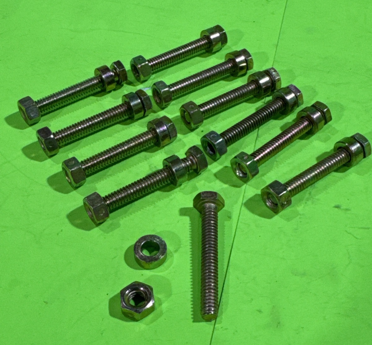 10 Pack Shear Pins & Nuts for AYP Sears Craftsman 1501216MA 301172 Snow Blower1