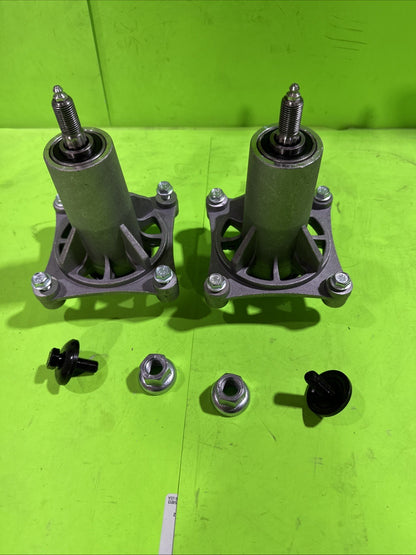 2 Pack! Lawn Mower Spindle 187292, for Husqvarna, Craftsman, Ariens, Poulan Pro0