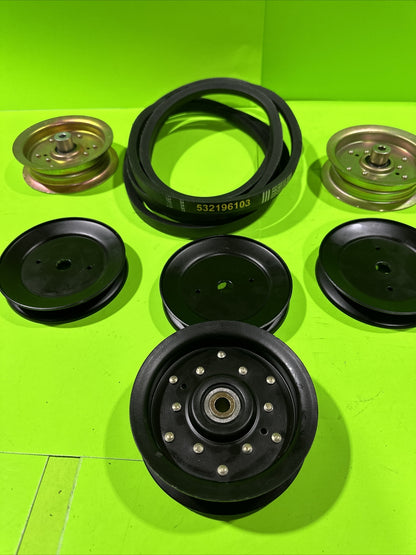 Belt Idler Pulley Deck Kit for Husqvarna 54 Inch 196103 196106 196104 1734366