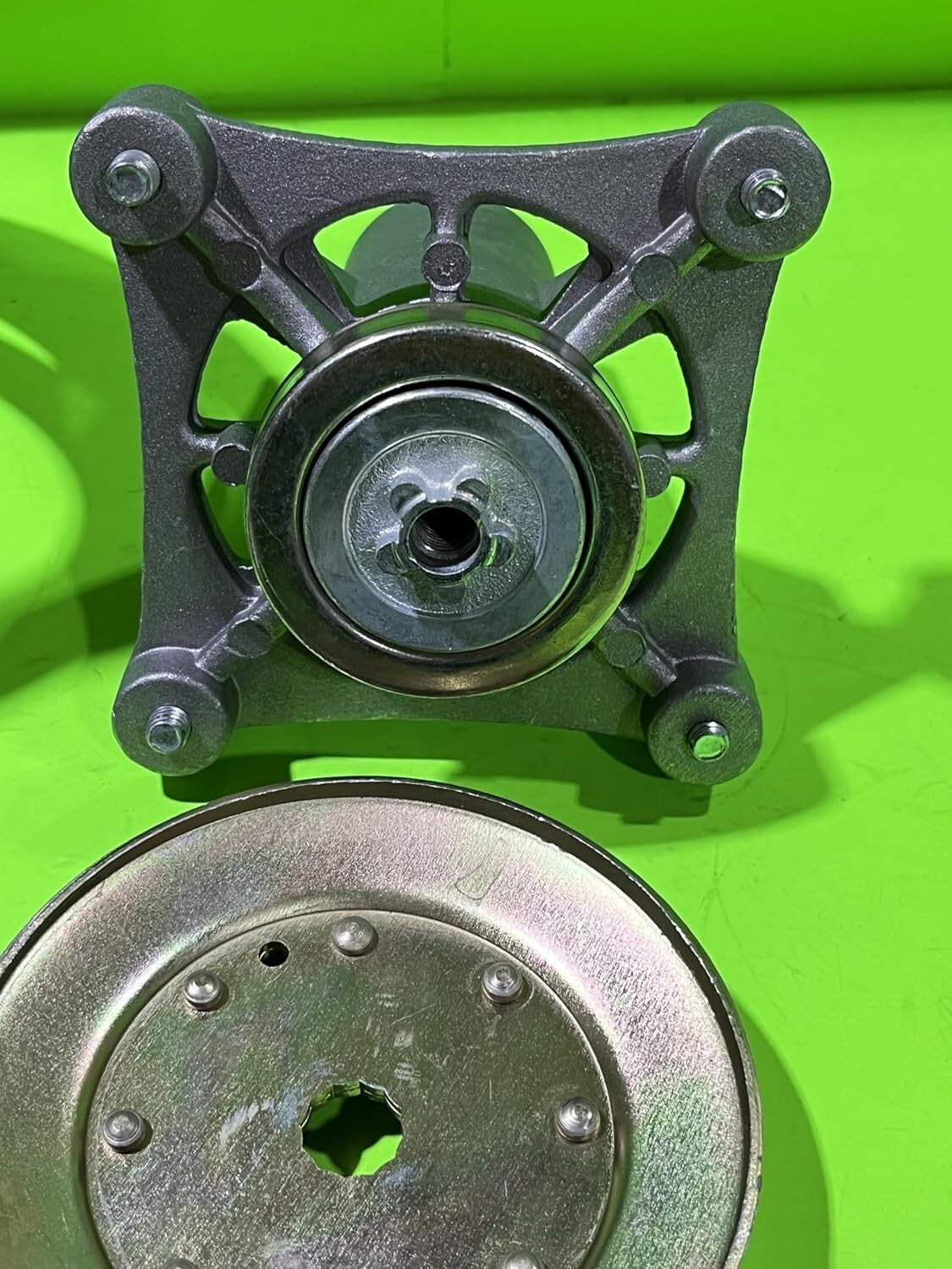 YTH2348 48" MOWER DECK PARTS REBUILD KIT SPINDLES PULLEYS BLADES BELT4