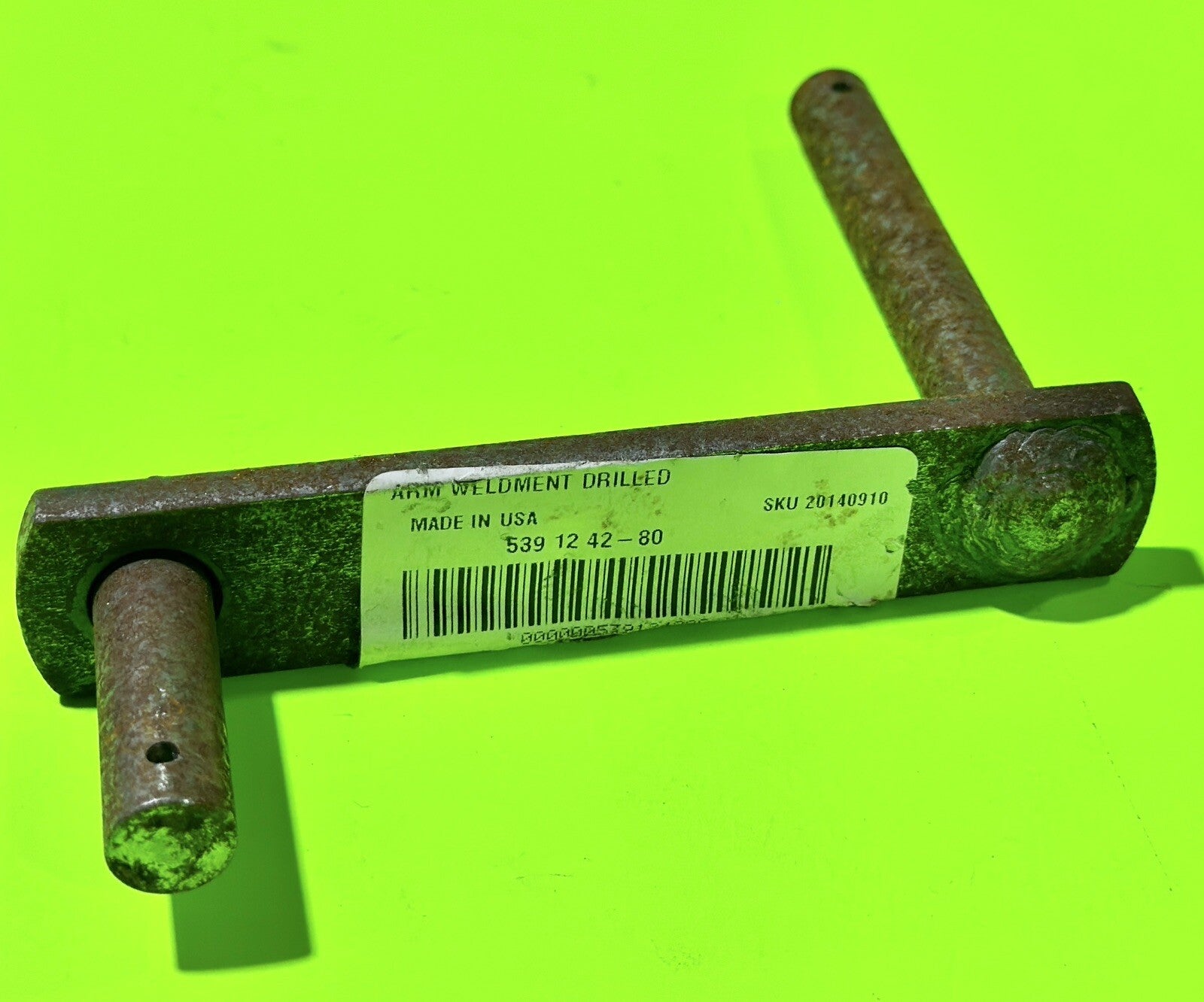 Genuine OEM Husqvarna 539124280 Support Arm Weldment Drilled6