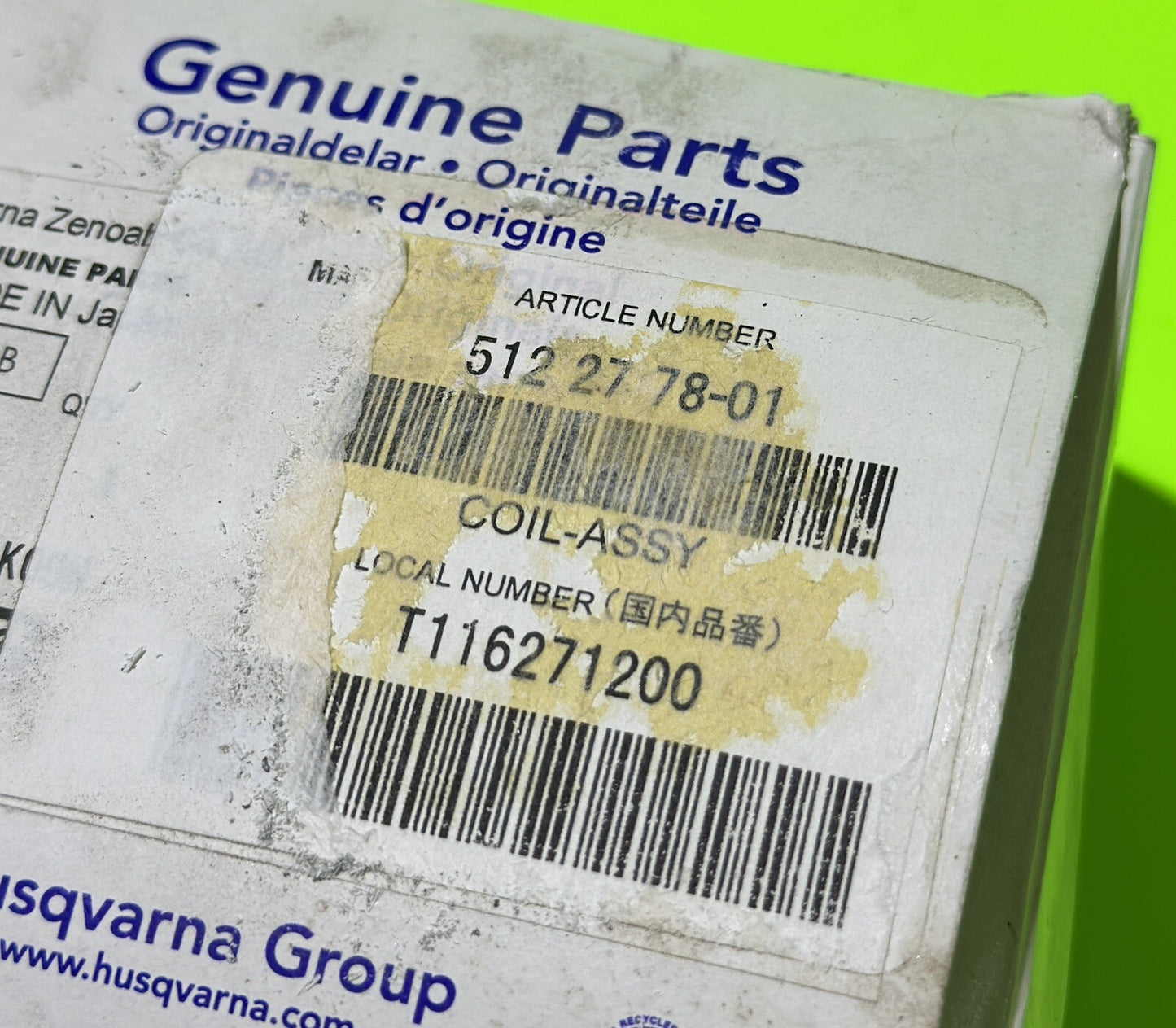 Genuine OEM Husqvarna 512277801 Coil for 542 RBS Brush Cutter6
