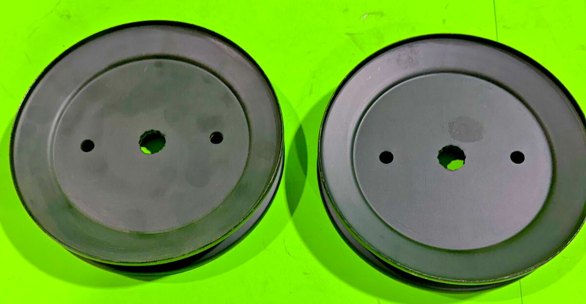 NEW 2PK Spindle Pulleys for Jonsered Z46R Replaces 195945 197473 5321959456