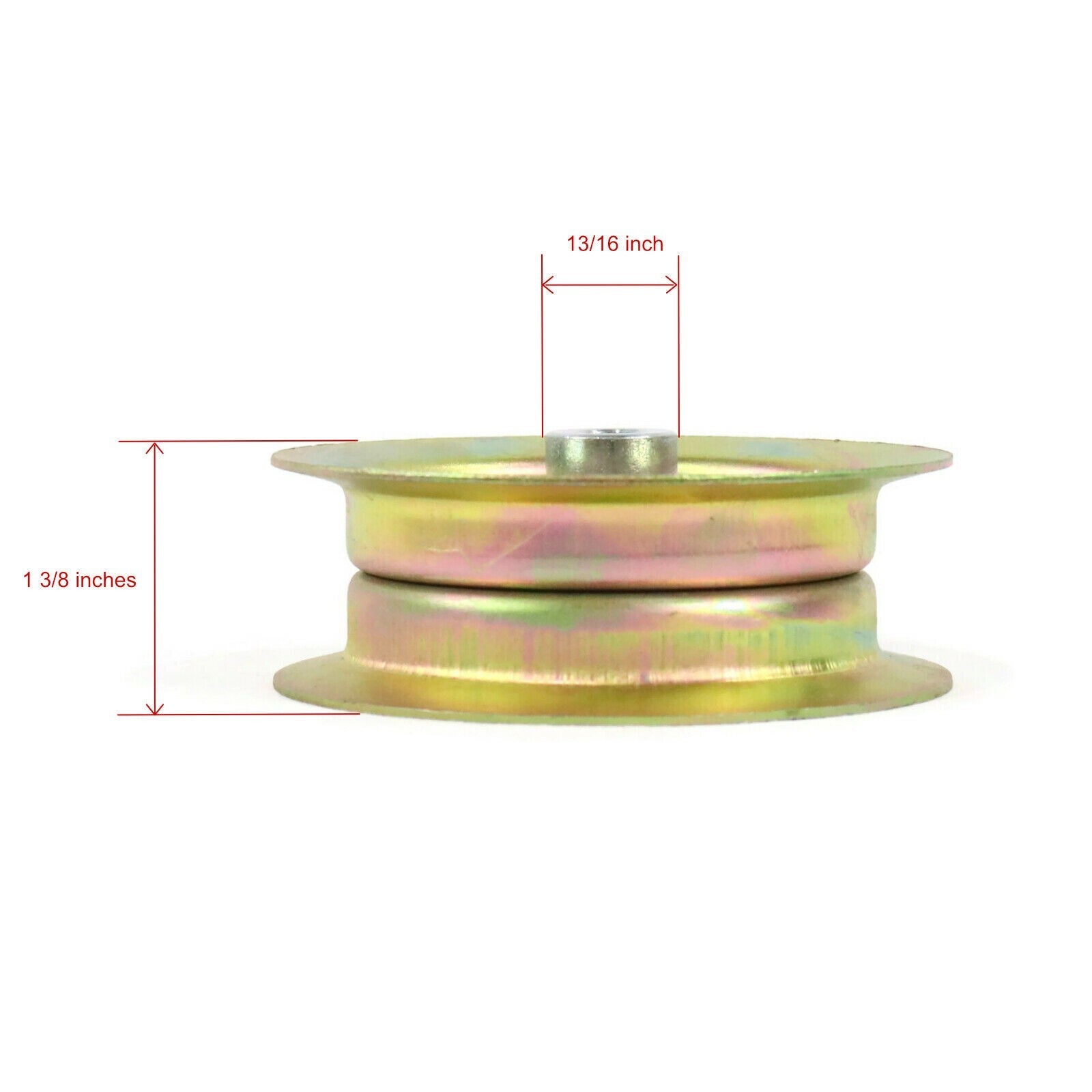 (Pack of 2) Flat Idler Pulley for Exmark 106-2175, 1062175, 132-9420, 13294208