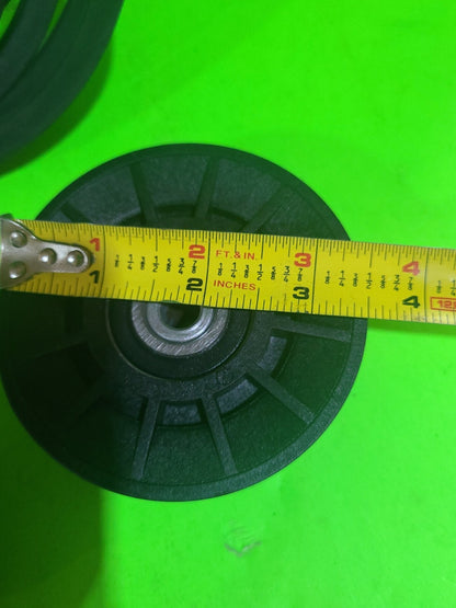 HUSQVARNA 532194326 V-GROOVE IDLER PULLEY & 532194327 FLAT IDLER PULLEY SET5