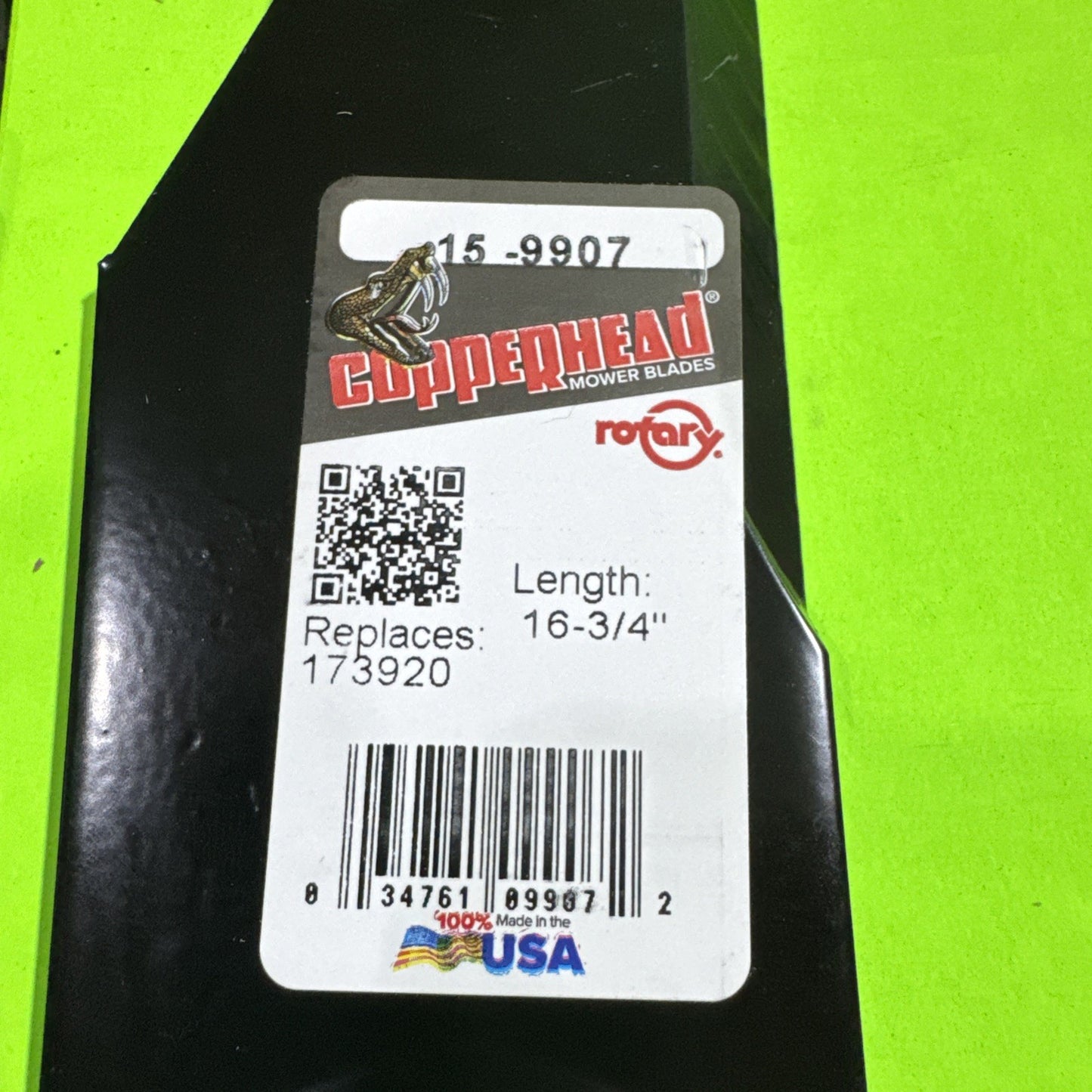 HUSQVARNA 48" HI-LIFT BAGGING BLADES Replaces 532180054 BELT 532197242 5937734013