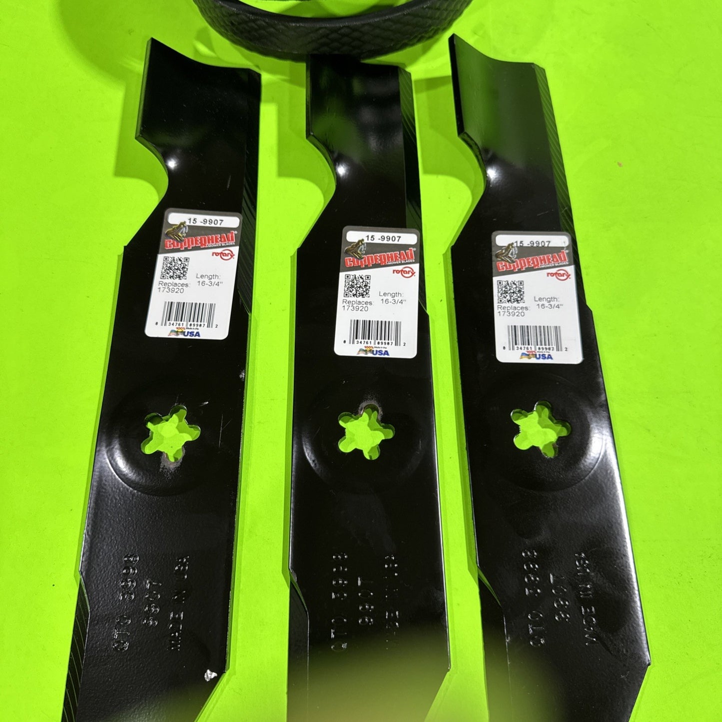 HUSQVARNA 48" HI-LIFT BAGGING BLADES Replaces 532180054 BELT 532197242 5937734011