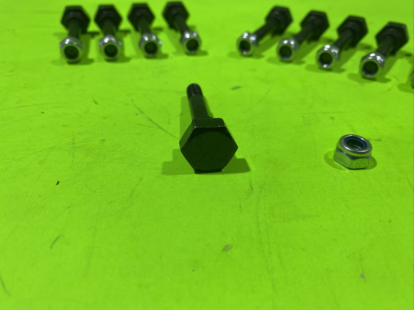 10 Shear Pins w/ Nuts for Honda: 90102-732-000, 90102-732-010, 90114-SA0-0003
