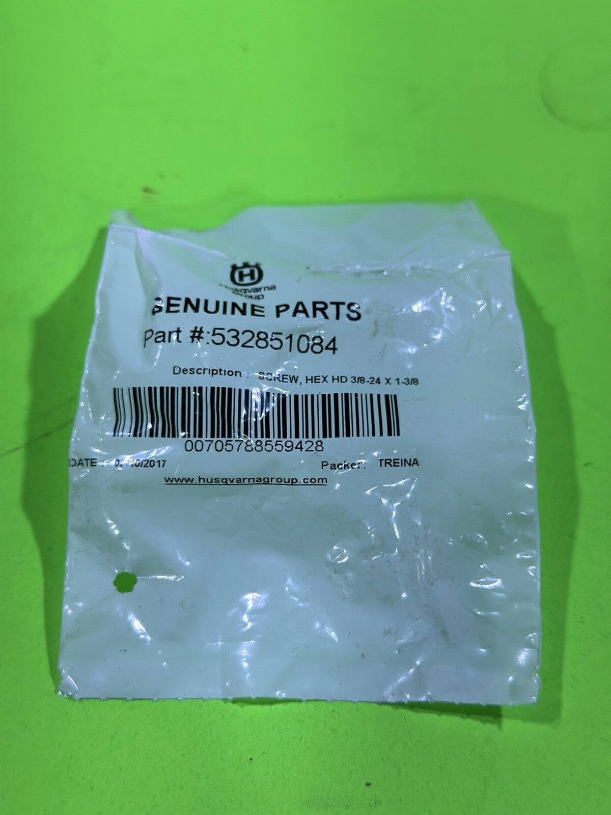 NEW Genuine Husqvarna 532851084 Hex Screw 851084 for Walk Mowers & Snowblowers5