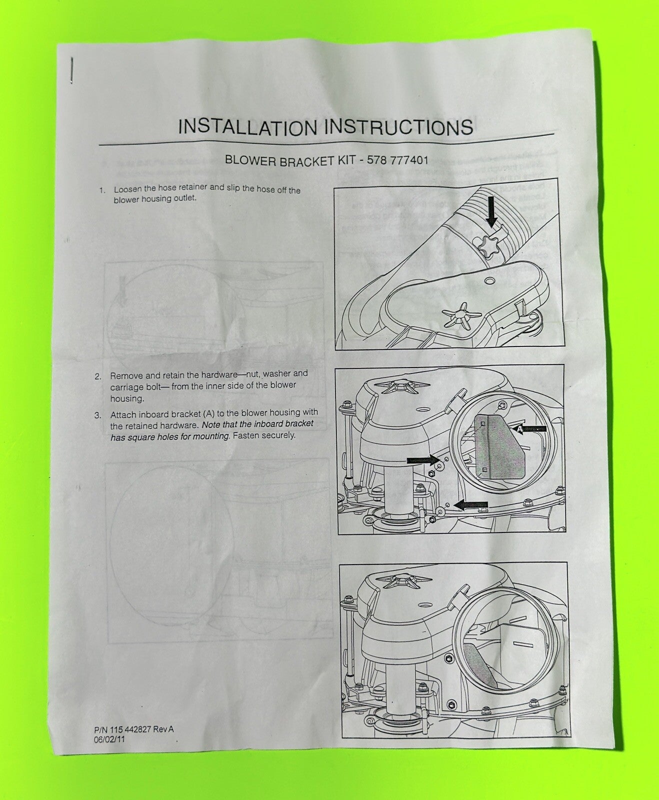 Genuine OEM Husqvarna 578777401 Blower Bracket Kit for HU 625HWT Wheeled Trimmer5