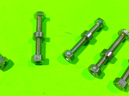 Pack of (10) Shear Pins w/ Spacers & Nuts Fits John Deere Snow Blowers 3011722