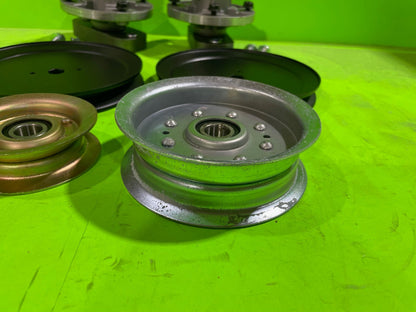 John Deere 42"  Spindles, Idlers, Pulleys L105 L107 L110 L108 L118 L111 GX200672