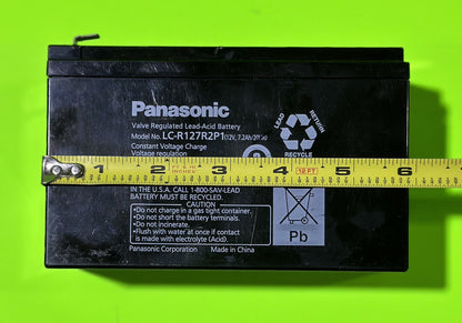 OEM Husqvarna 530402815 Battery Kit Panasonic 12V 7AH Battery LC-R127R2P17