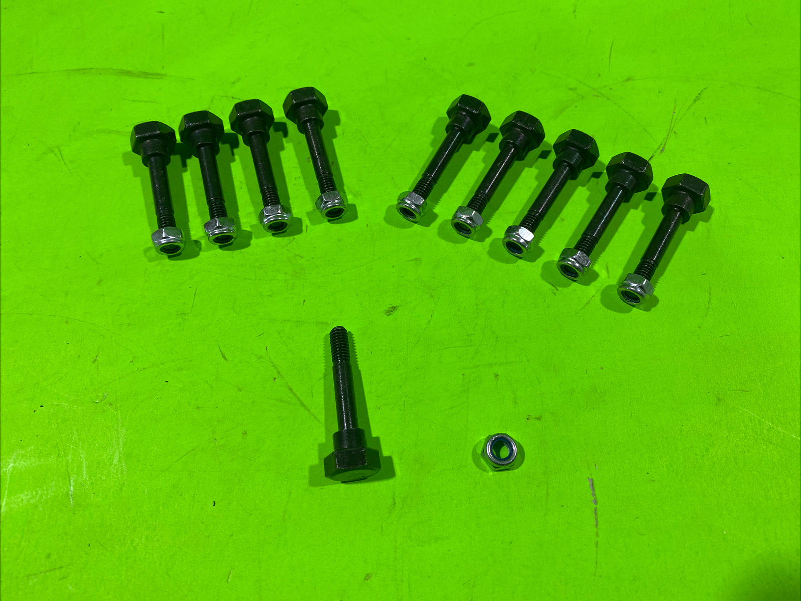 10 Shear Pins w/ Nuts for Honda: 90102-732-000, 90102-732-010, 90114-SA0-0006