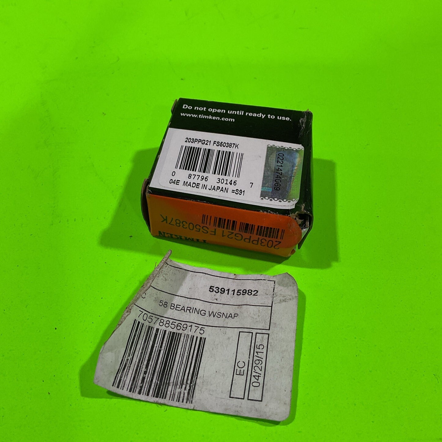 Genuine OEM Husqvarna 539115982 5/8 Bearing With Snap For Bluebird Power Rake0