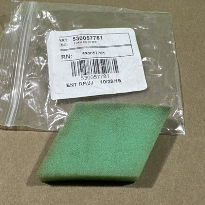 New OEM Poulan Pro & Craftsman Trimmer Foam Air Filter 5300577813