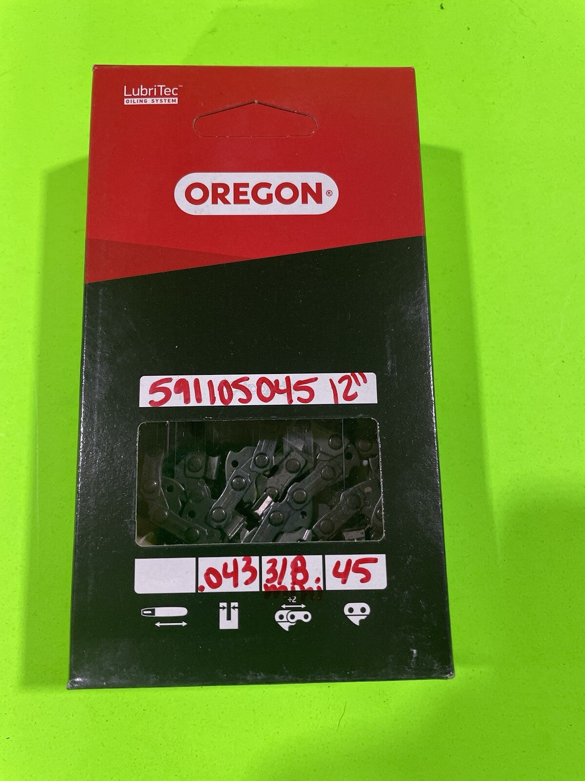 Genuine OEM Husqvarna 591105045 12" 3/8 Mini .043 H38 045G Chain5