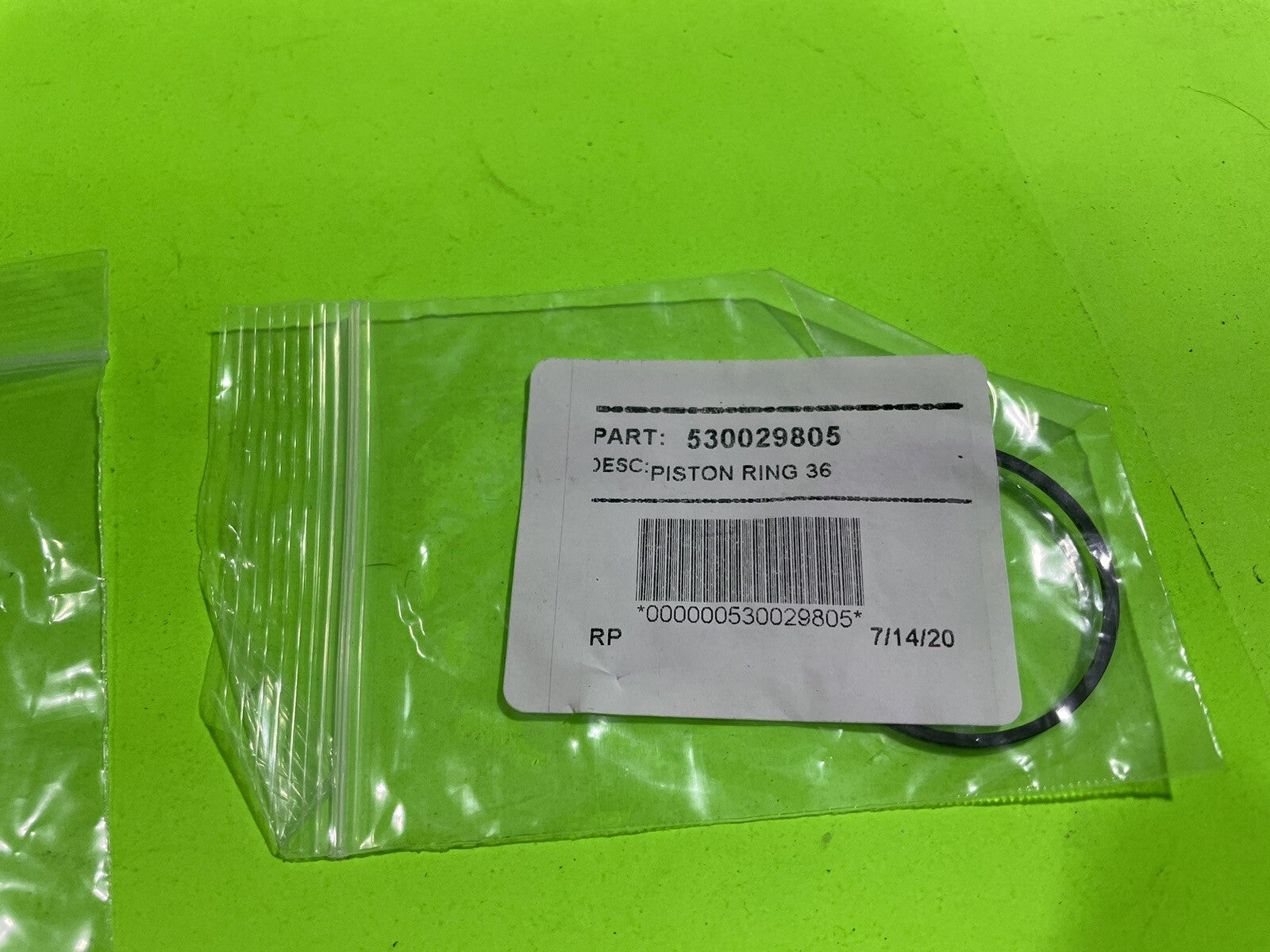 4Pk Genuine OEM Husqvarna 530029805 Piston Rings 136 137 Poulan 1950 1975 21501
