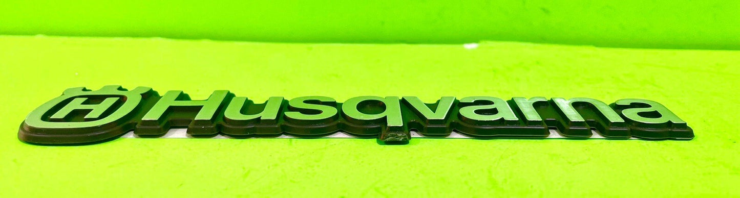 Genuine Husqvarna Silver Hood Emblem 532403378 2 pack5