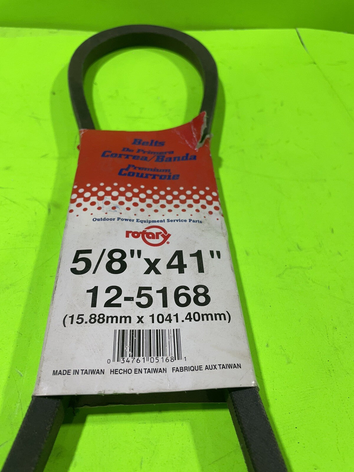 Rotary 5168 5/8" x 41" Replacement Belt Ariens 72026 072026001